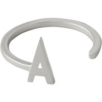 Design Letters Ring Silver A-Z A