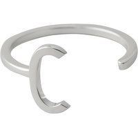 Design Letters Ring Silver A-Z C