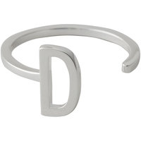 Design Letters Ring Silver A-Z D