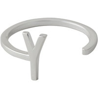 Design Letters Ring Silver A-Z Y