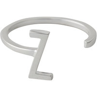 Design Letters Ring Silver A-Z Z