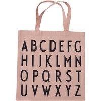 Design Letters Tote Bag ABC Nude