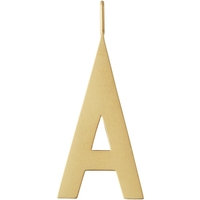 Design Letters Archetype Charm 30 mm Gold A-Z A