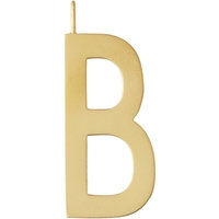 Design Letters Archetype Charm 30 mm Gold A-Z B