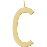 Design Letters Archetype Charm 30 mm Gold A-Z C