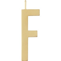 Design Letters Archetype Charm 30 mm Gold A-Z F