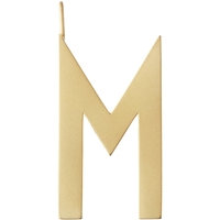 Design Letters Archetype Charm 30 mm Gold A-Z M