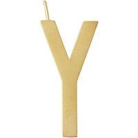 Design Letters Archetype Charm 30 mm Gold A-Z Y