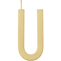 Design Letters Archetype Charm 30 mm Gold A-Z U