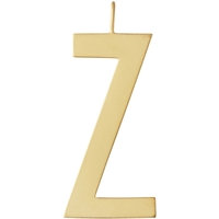 Design Letters Archetype Charm 30 mm Gold A-Z Z