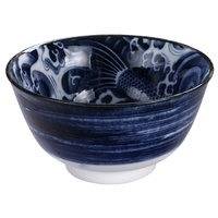 Carp Tayo Bowl 15x7cm Blue, Tokyo Design Studio