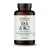 D3 + K2 Vitamin 60 kapselia, Närokällan