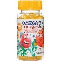 Omega-3 + D-vitamin tuggisar barn 100 kapselia, BioSalma