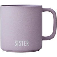 Design Letters Mini Suosikkimuki kahvalla Sister / Lavender