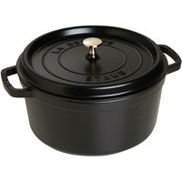 Staub Pyöreä pata 6,7 L Musta