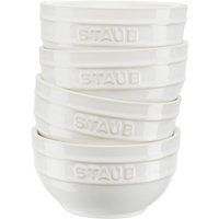 Staub Kulhosetti 14 cm 4-pack Ivory white