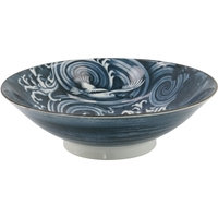 Japonism Menbachi Bowl 25.2x7.7cm Crane Black, Tokyo Design Studio