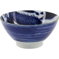 Japonism Tendon Bowl 17.8x8.8cm Dragon Blue, Tokyo Design Studio
