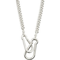 11221-6001 HOPEFUL Carabiner Curb Chain Necklace, Pilgrim