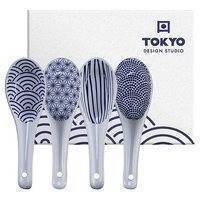 Nippon Blue Soup Spoon Giftbox 4-pack 1 kpl/paketti, Tokyo Design Studio