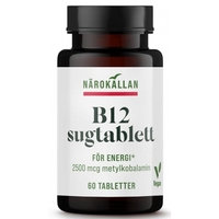 B12 Sugtablett 60 tablettia, Närokällan