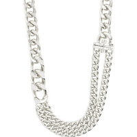 11224-6011 Friends Chunky Curb Chain Necklace, Pilgrim