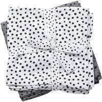 Done by Deer Burp Cloth 2-p Happy Dots Grey