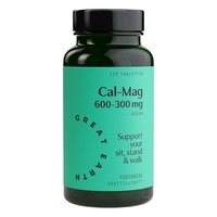Cal-Mag 600-300 mg 120 tablettia, Great Earth