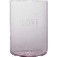 Favourite Drinking Glass Rose Love, Design Letters