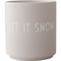 Favourite Cups Pastel Beige Snow, Design Letters