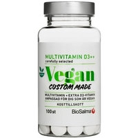 Multivitamin vegan D-vitamin++ 100 tablettia, BioSalma