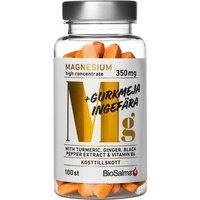 Magnesium + gurkmeja, ingefära 100 tablettia, BioSalma