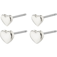 66231-6003 AFRODITTE Heart Earrings 2-In-1 Set 1 set, Pilgrim