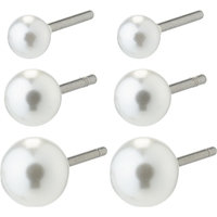 69231-6013 ELISA Pearl Earrings 3-In-1 Set 1 set, Pilgrim