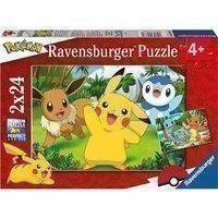 Palapeli 2 x 24 Pokémon, Ravensburger