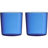 DL Kids Eco Drinking Glass 2-p Blue, Design Letters