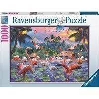 Palapeli 1000 Palaa Pink Flamingos, Ravensburger