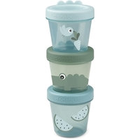 Done By Deer Baby Food Container 3-p Croco Green, Done by Deer
