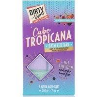 Dirty Works Cube Tropicana Fruity Bath Bomb Bar 200 gr