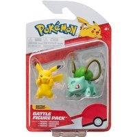 Pokemon Battle Figure 2-p Bulbasaur & Pikachu, Pokémon