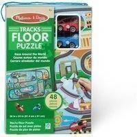 Floor Puzzle & Play Set Race Track, Melissa & Doug