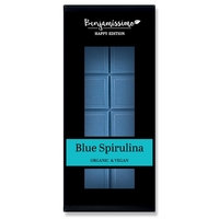 Choklad Vit Blå Spirulina 70 gr, Benjamissimo