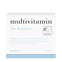 Multivitamin till kvinnor 90 tablettia, New Nordic