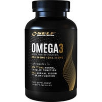 Omega 3 Fish Oil 120 kapselia, SELF Omninutrition