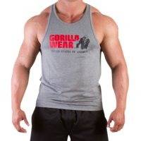 Classic Tank Top, grey melange, M, Gorilla Wear