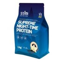 Supreme Night Time Protein, 1 kg, Vanilla, Star Nutrition