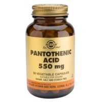 B-5 Pantotensyra, 550 mg, 50 tabs, Solgar