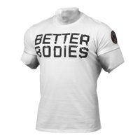 Basic Logo Tee, white, L, Better Bodies Men