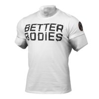 Basic Logo Tee, white, M, Better Bodies Men