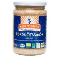 Jordnötssmör med salt Luomu, 360 g, Kung Markatta